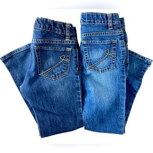 The Children’s Place Girls 6X-7 2 bundle 1 Skinny Stretch Jean & 1 Bootcut Jean